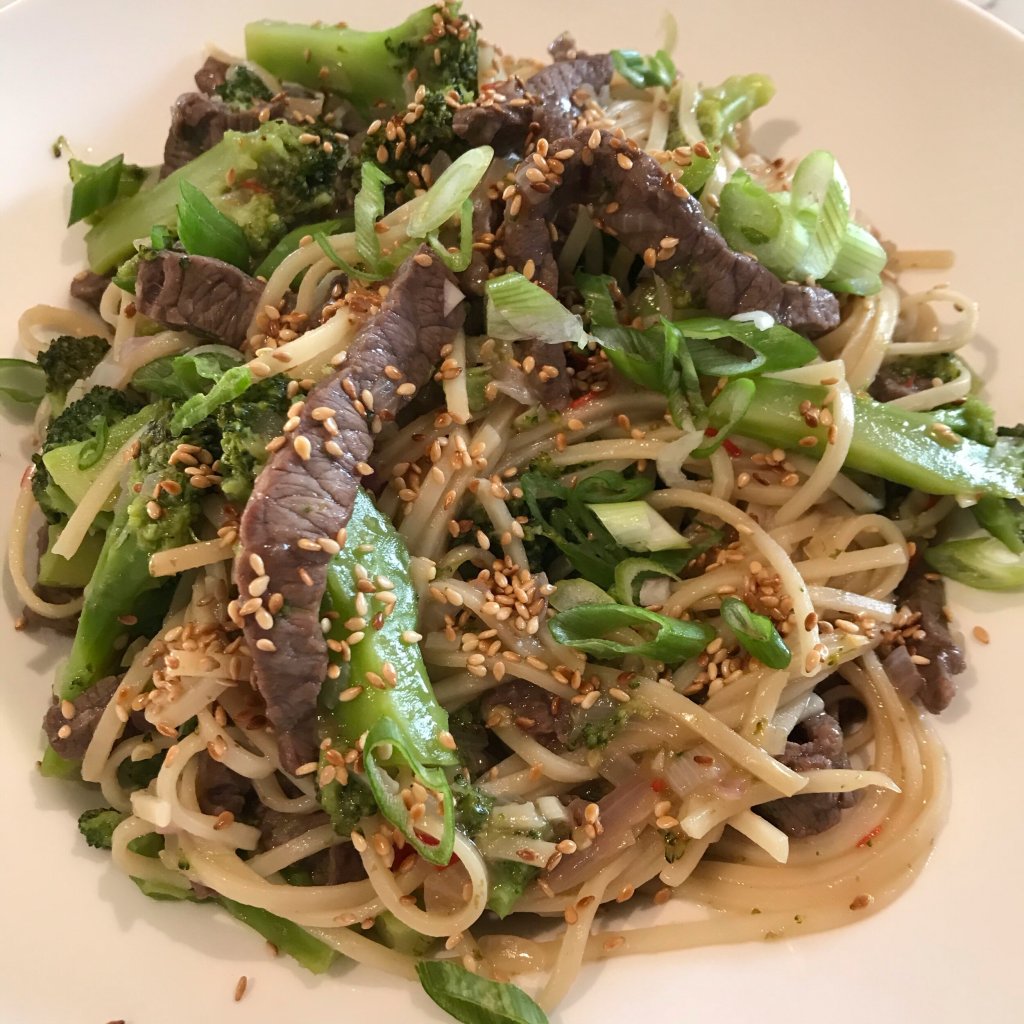 spicy beef and&nbsp;broccoli